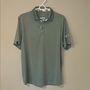 Men's Swannies Green Polo Shirt M